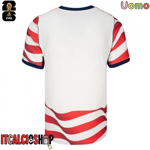 Stati Uniti Prima Maglia Mondiali 2026 Manica Corta